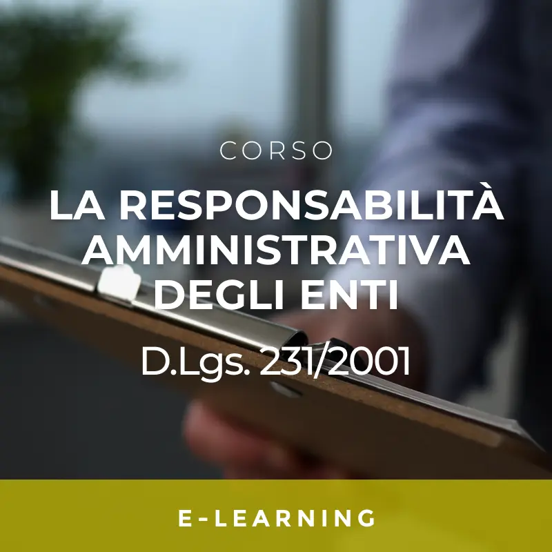 Responsabilità amministrativa degli enti